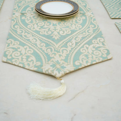 Tribal Luxe Mint Green Table Set