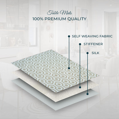 Floral Hive Stem Brown Table Set