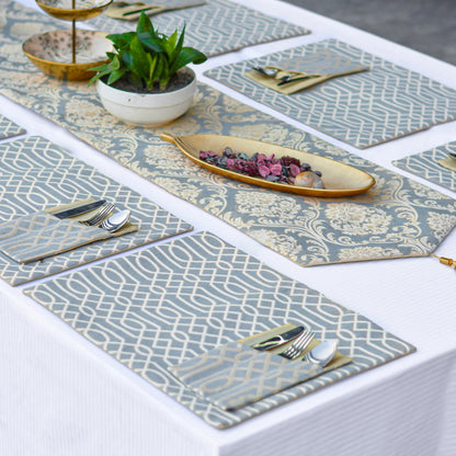 Carlson Sand Grey Table Set